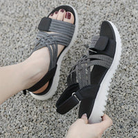 Soline | Sport-chic sandaler med høj sål