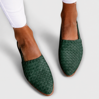 Simone | Flettede Mokkasiner med Hælrem
