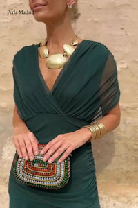 Elin | Lang elegant silkekjole