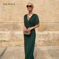 Elin | Lang elegant silkekjole