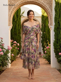 Elin | Lang elegant silkekjole