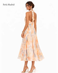 Karen | Satin halterkjole