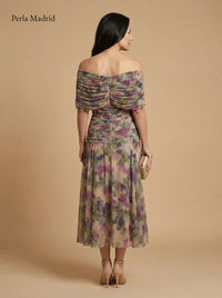 Elin | Lang elegant silkekjole
