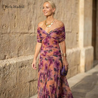 Elin | Lang elegant silkekjole