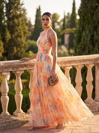 Karen | Satin halterkjole