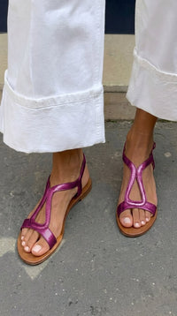 Vibeke | Elegante sommersandaler med lav hæl